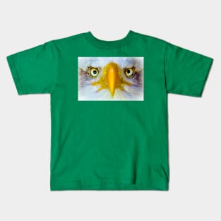 Bald eagle head Kids T-Shirt